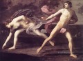 Atalanta e Hipómenes Guido Reni desnudos
